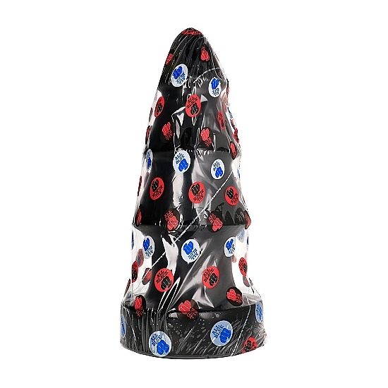 All Black Desafío Anal 40 CM — Black PVC