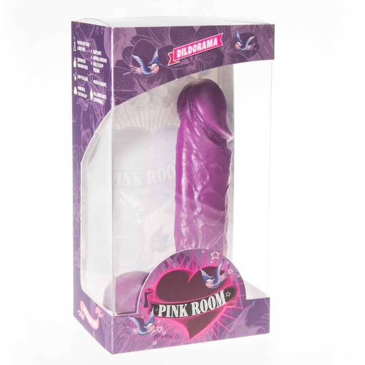 Pink Room Amadeo Realistic Dildo Purple 15.5 CM — Purple PVC