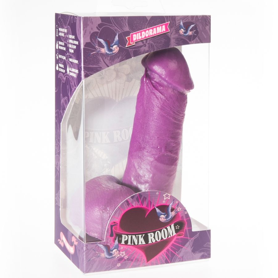 Pink Room Nao Realistic Dildo Purple 16 CM — Purple PVC