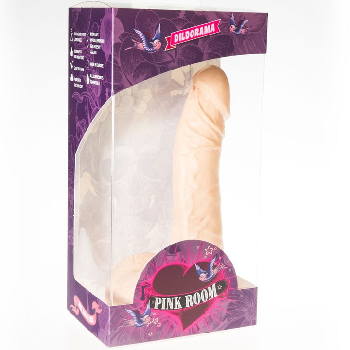 Pink Room Eban Realistic Dildo Flesh 19 CM — Skin PVC