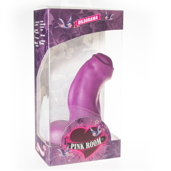 Pink Room Nestor Realistic Dildo Purple 16.5 CM — Purple PVC
