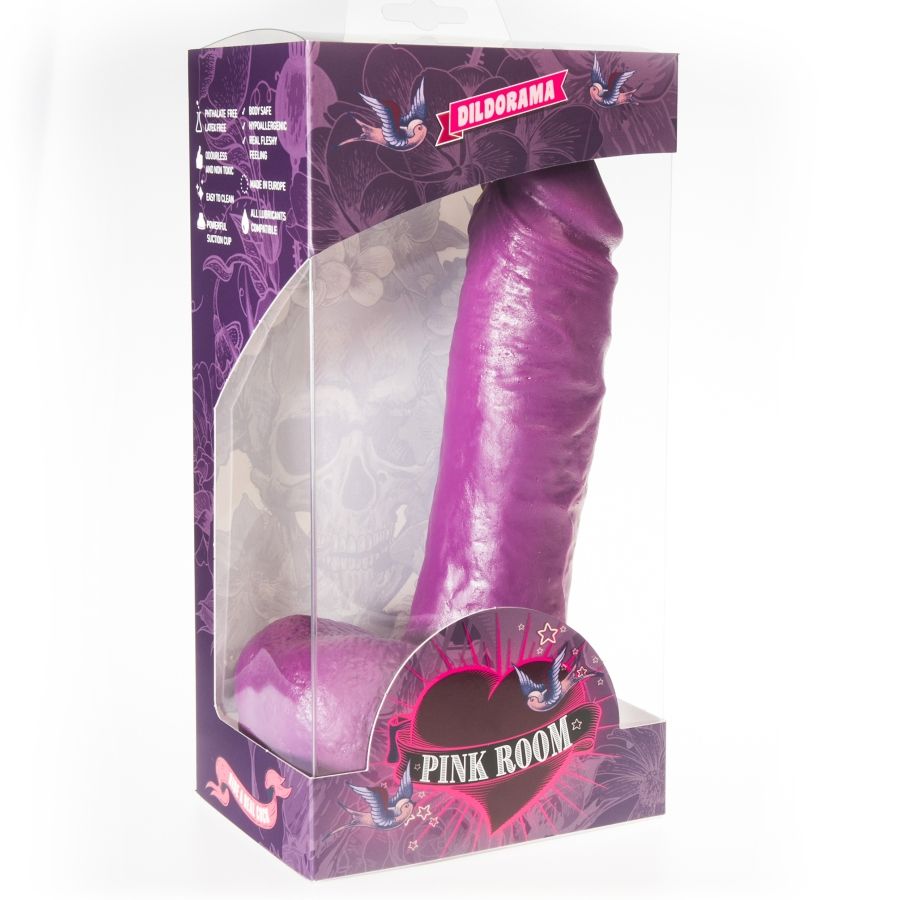 Pink Room Anton Realistic Dildo Purple 21.5 CM — Purple PVC
