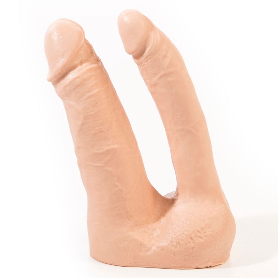 Pink Room Arthus Realistic Double Dildo Flesh 17cm/15.5cm — Skin PVC