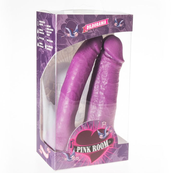 Pink Room Arthus Realistic Dildo Purple 17cm/15.5cm — Purple PVC