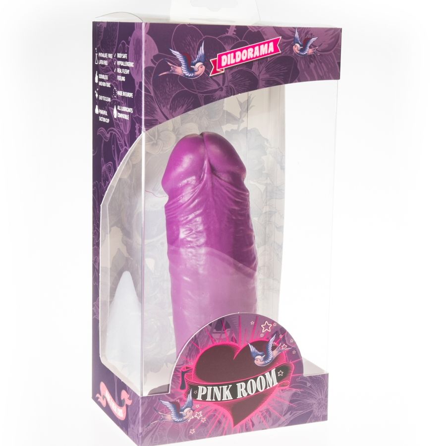 Pink Room Dael Realistic Dildo Purple 18.5 CM — Purple PVC