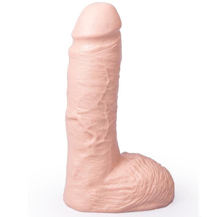 Hung System Realistic Dildo Natural Color Cesar 19 CM — Skin