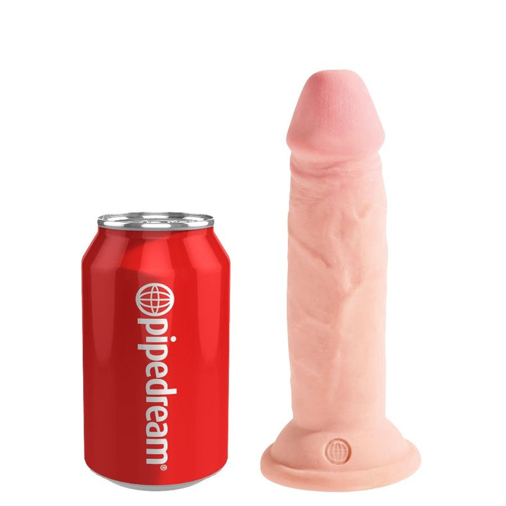 King Cock Triple Density Dildo 15 CM — Skin / PVC