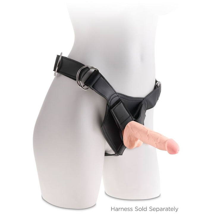 King Cock Triple Density Dildo 14 CM — Skin / PVC