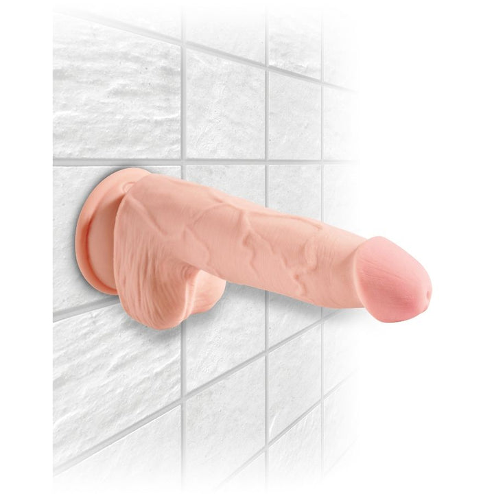 King Cock Triple Density Dildo 19 CM — Skin / PVC