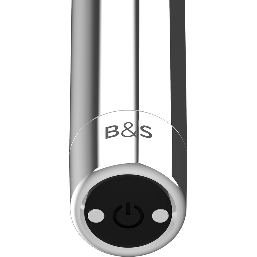 BLACK&amp;SILVER - Kailan 2 Silver Vibrating Magnetic Bullet