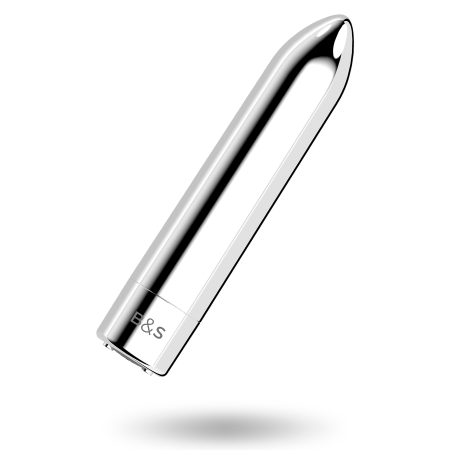 BLACK&SILVER - Kailan 2 Silver Vibrating Magnetic Bullet