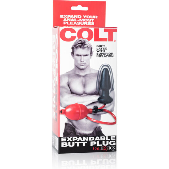 Colt Expandable Butt Plug — Red