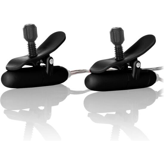 Calexotics - Vibr Heated Nipple Teasers Black