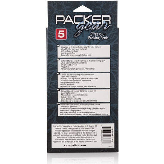 Calexotics Packing Penis Brown 14.5 CM — Skin, TPR