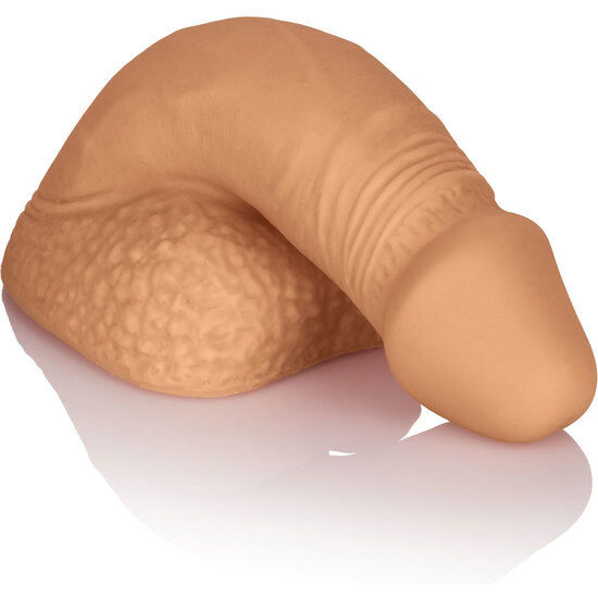 Calexotics Silicone Packing Penis 12.75 CM Caramel — Skin, Silicone