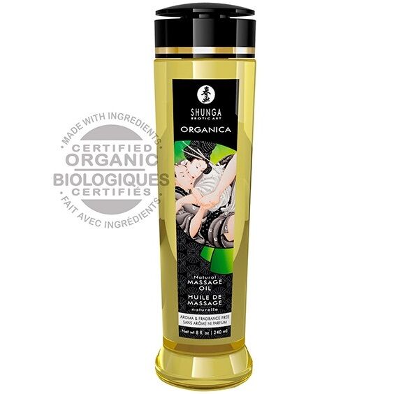 Shunga Natural - Organic Massage Oil 240 ML