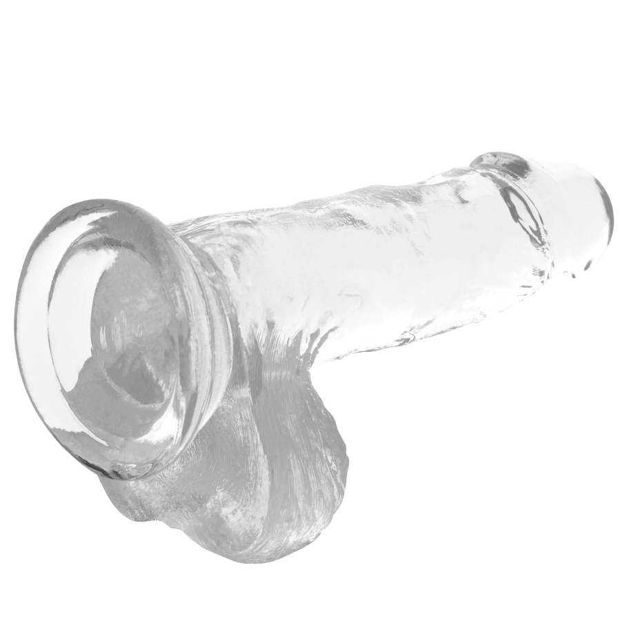 X Ray Clear Cock With Balls 15.5 CM -O- 3.5 CM — Clear Jelly