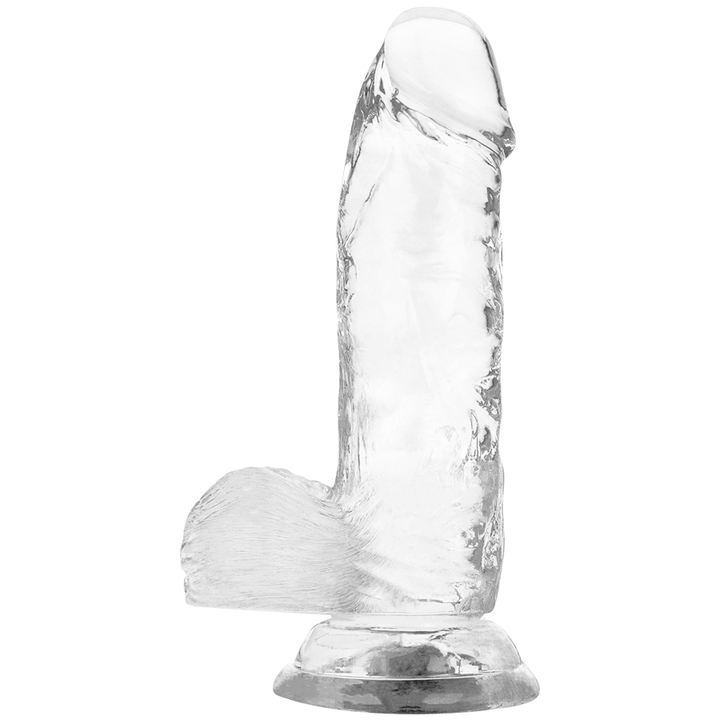 X Ray Clear Cock With Balls 15.5 CM -O- 3.5 CM — Clear Jelly