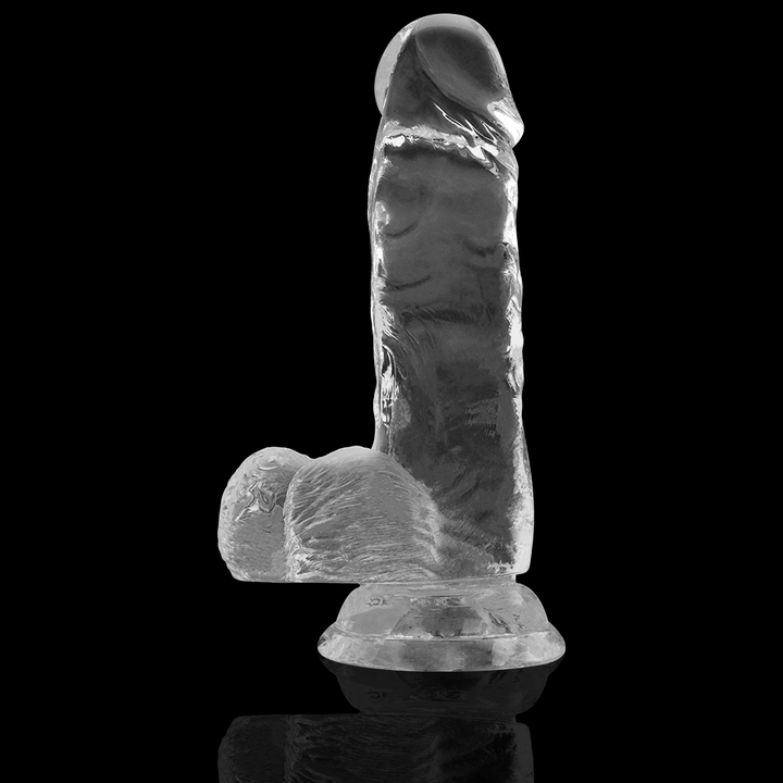 X Ray Clear Cock With Balls 15.5 CM -O- 3.5 CM — Clear Jelly