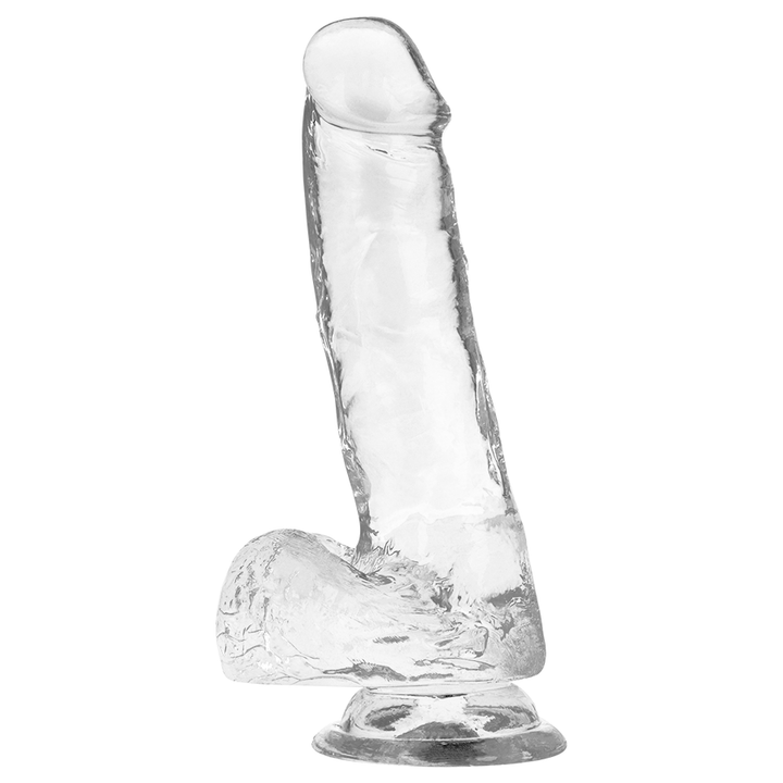 X Ray Clear Cock With Balls 18.5 CM -O- 3.8 CM — Clear Jelly