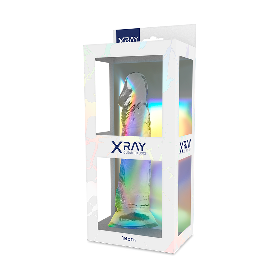 X Ray Clear Cock 19 CM -O- 4 CM — Clear Jelly