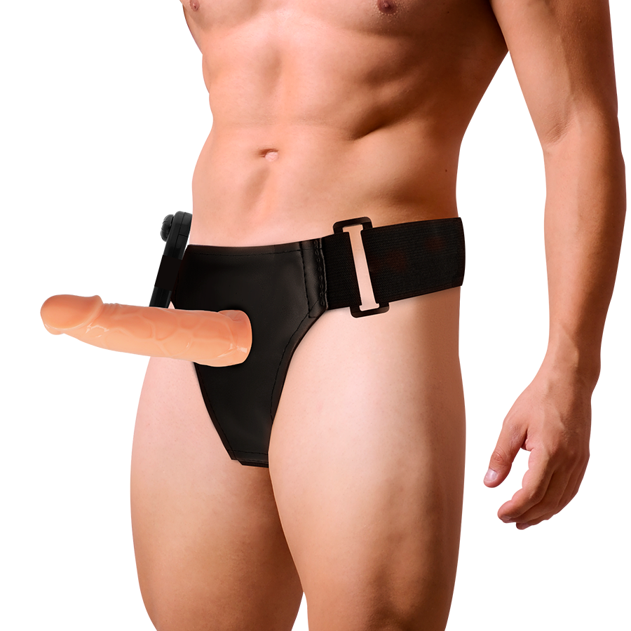 Harness Attraction - Willian Hollow Rnes With Vibrator 17 CM