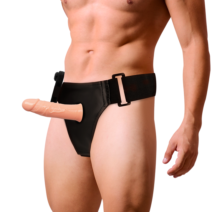 Harness Attraction - Gregory Hollow Rnes With Vibrator 16.5 CM
