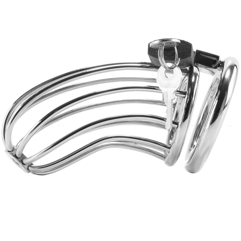 Metal Hard bird chastity ring cage