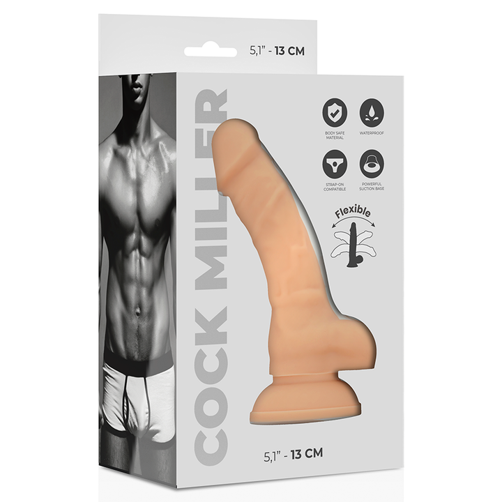 Cock Miller Silicone Density Cocksil Articulable 13 CM — Skin · Silicone