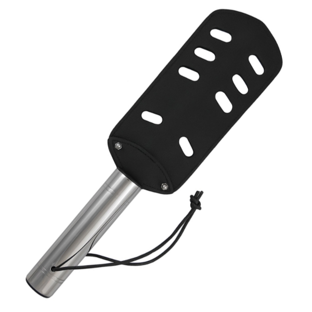 Metal Hard - The Paddle Original Leather And Metal With Holes