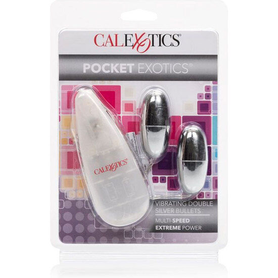 Calexotics - Vibrating Bullets Silver Duo