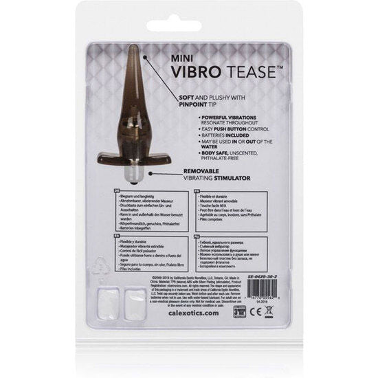 Mini Vibro Tease Black — Black