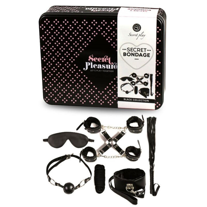 Secretplay BDSM Set - 8 Pcs Black