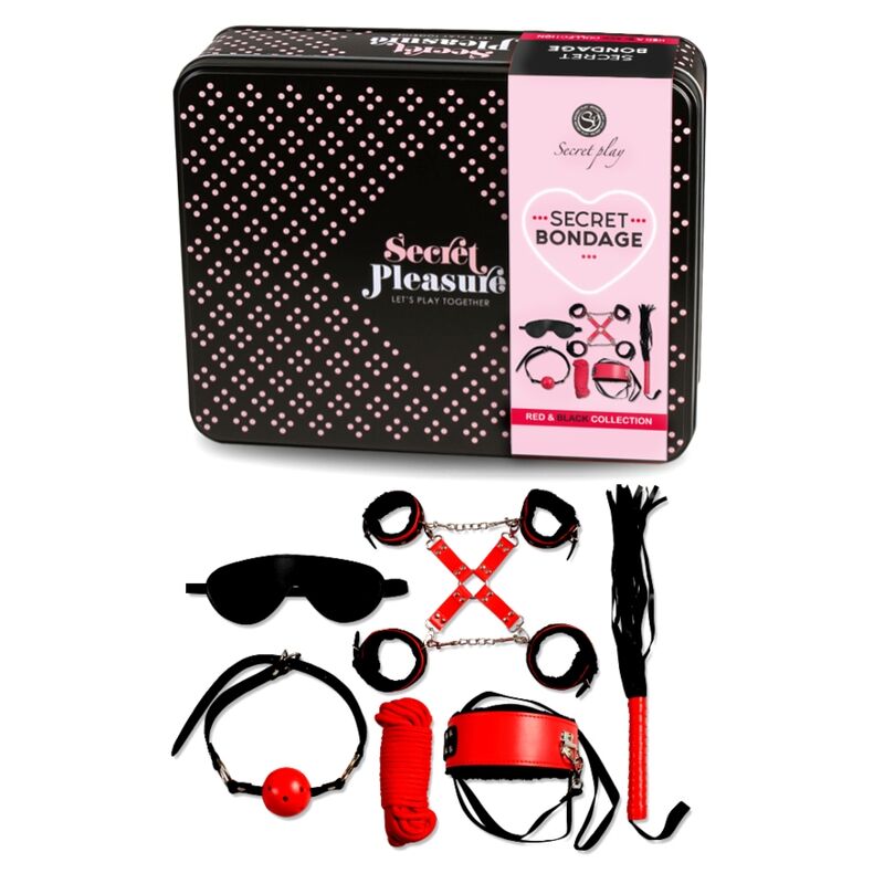 Secretplay BDSM Set - 6 Pcs Red Collection