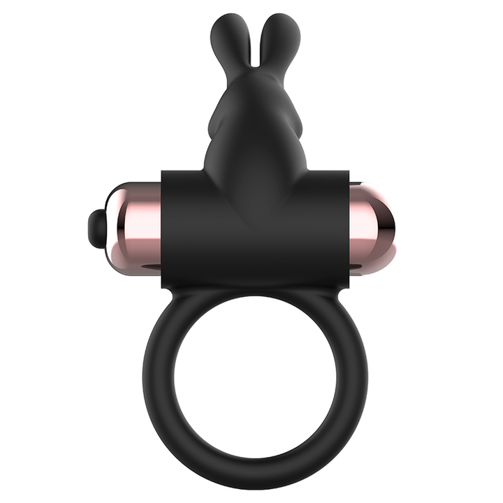 Coquette Chic - Desire Cock Ring With Vibrator Black/ Gold