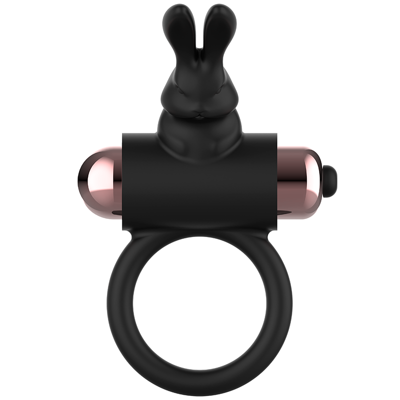 Coquette Chic - Desire Cock Ring With Vibrator Black/ Gold