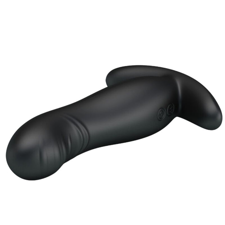 Mr Play Rechargeable Black Prostate Massager — black silicone