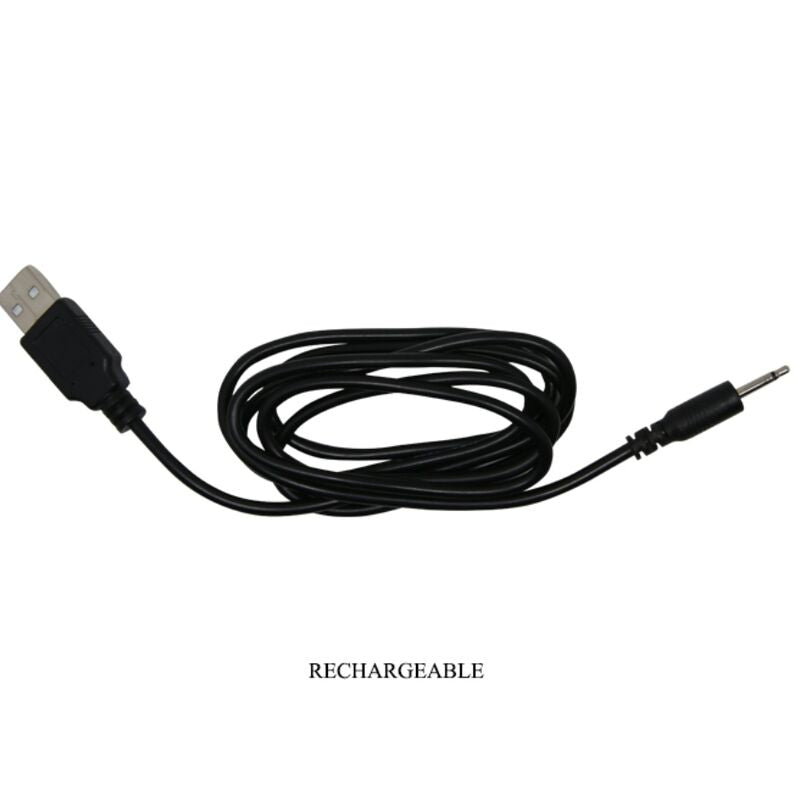 Mr Play Rechargeable Black Vibrator Anal Plug — black silicone