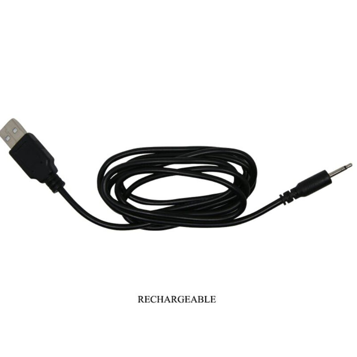 Mr Play Rechargeable Black Vibrator Anal Plug — black silicone