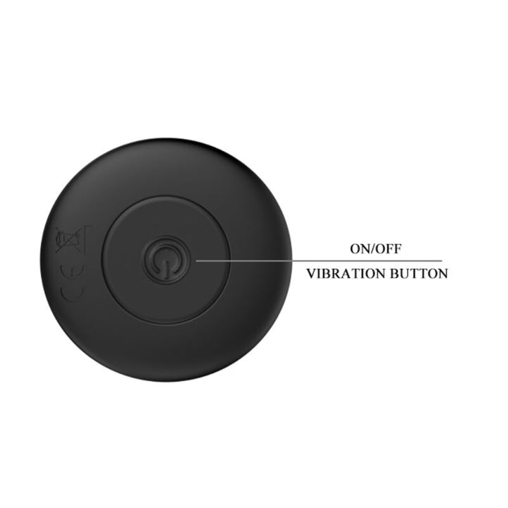 Mr Play Rechargeable Black Vibrator Anal Plug — black silicone