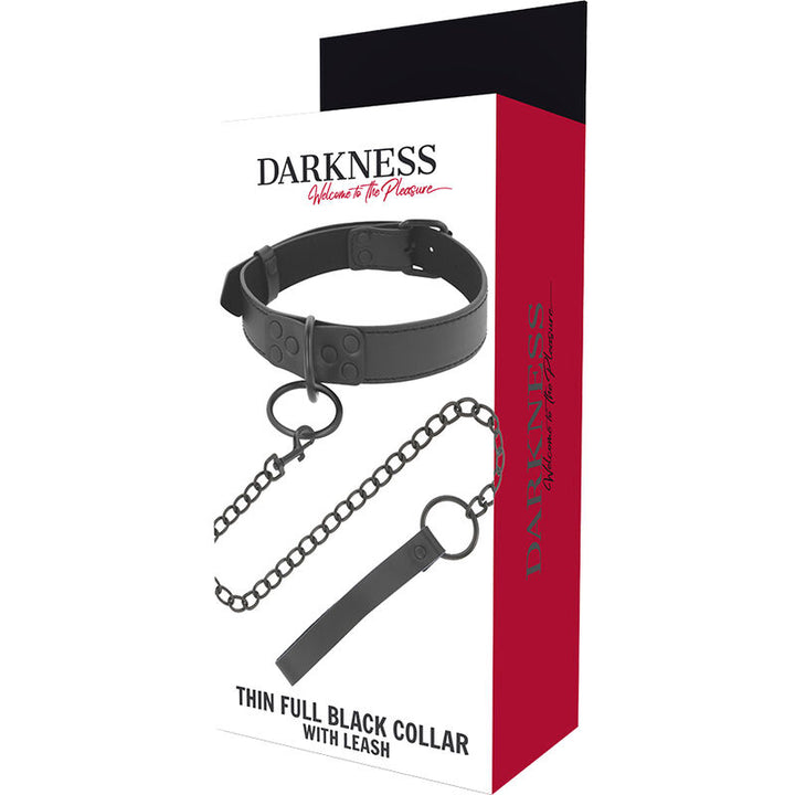 Darkness Black - Necklace With Chain