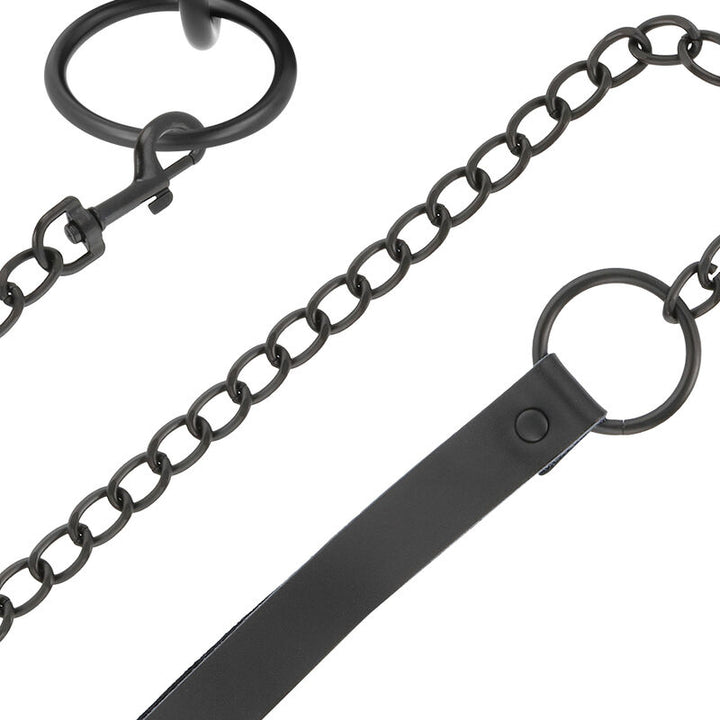 Darkness Black - Necklace With Chain