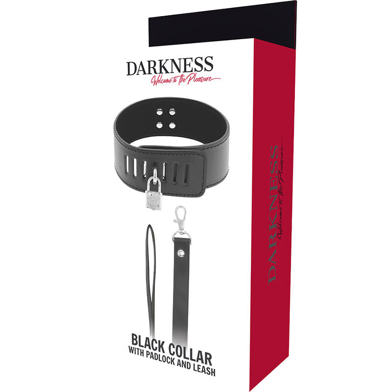 Darkness BDSM - Collar With Black Lock