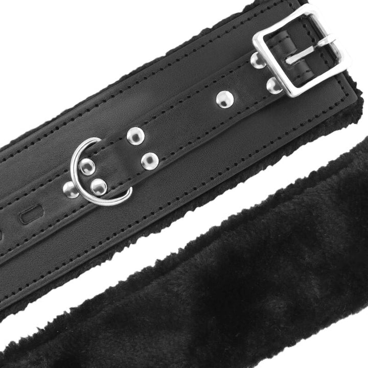 Darkness Black - Lined BDSM Handcuffs
