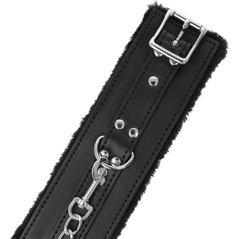 Darkness Black - Lined BDSM Handcuffs