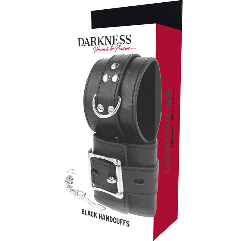 Darkness Black - Leather Handcuffs