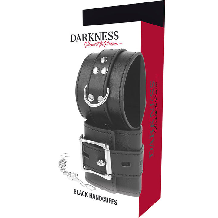 Darkness Black - Leather Handcuffs