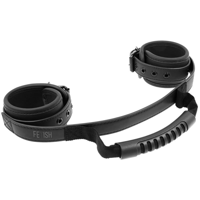 Fetish Submissive Noprene - Lining Handcuffs With Handle
