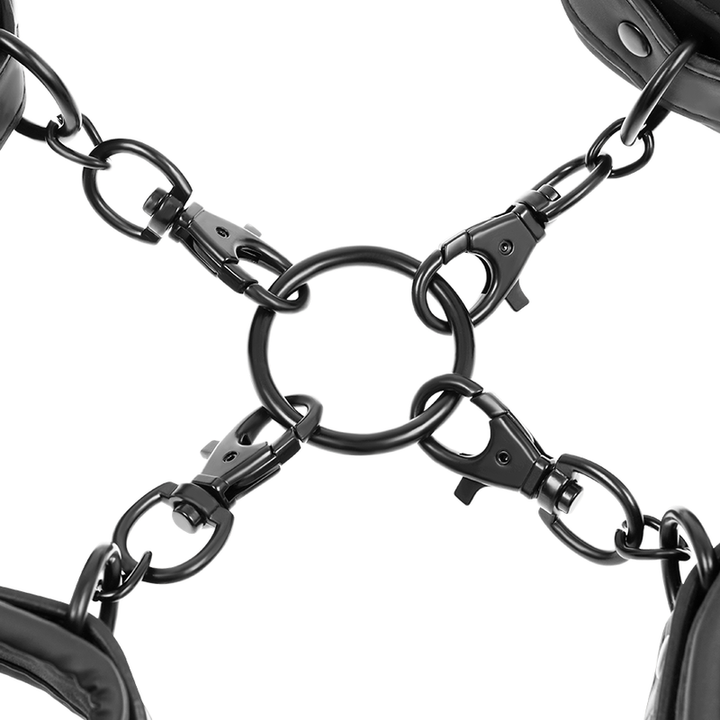 Fetish Submissive Set - Of Hand And Ankle Handcuffs With