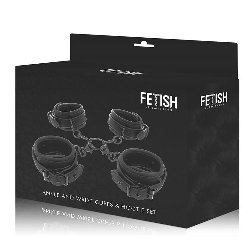 Fetish Submissive Set - Of Hand And Ankle Handcuffs With